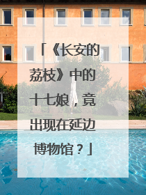 《长安的荔枝》中的十七娘，竟出现在延边博物馆？