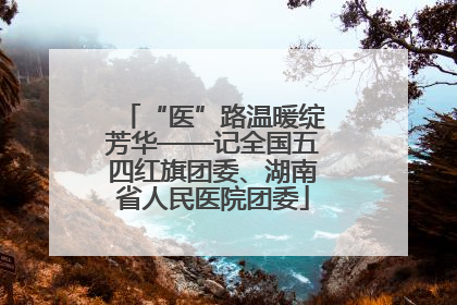 “医”路温暖绽芳华——记全国五四红旗团委、湖南省人民医院团委
