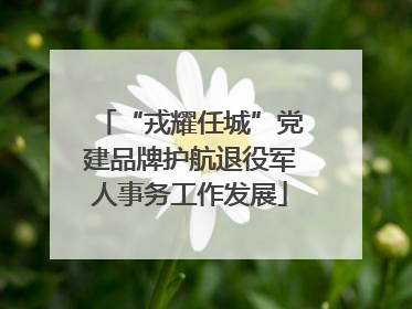 “戎耀任城”党建品牌护航退役军人事务工作发展