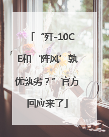 “歼-10CE和‘阵风’孰优孰劣？”官方回应来了