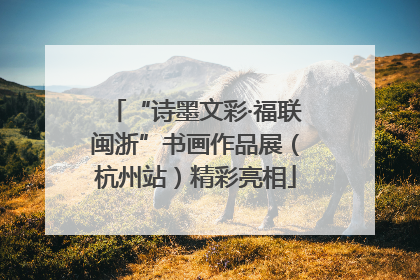“诗墨文彩·福联闽浙”书画作品展（杭州站）精彩亮相