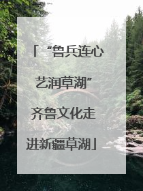 “鲁兵连心 艺润草湖” 齐鲁文化走进新疆草湖