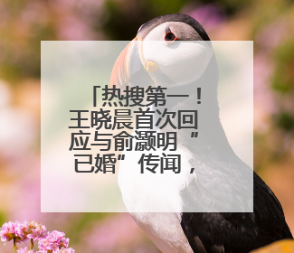 热搜第一！王晓晨首次回应与俞灏明“已婚”传闻，称“我头昏了，大家开心就好”
