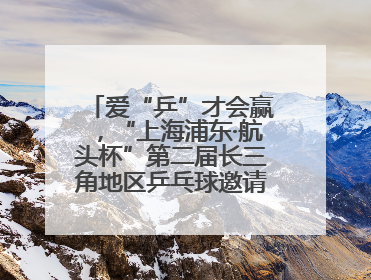 爱“乒”才会赢，“上海浦东·航头杯”第二届长三角地区乒乓球邀请赛举行