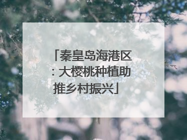 秦皇岛海港区：大樱桃种植助推乡村振兴