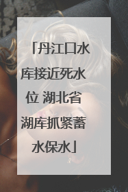 丹江口水库接近死水位 湖北省湖库抓紧蓄水保水