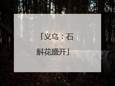 义乌：石斛花盛开