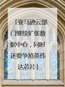 亚马逊云部门继续扩张数据中心，同时还要争抢英伟达芯片