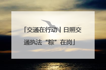 交通在行动丨日照交通执法“粽”在岗