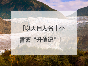 以天目为名丨小香薯“升值记”
