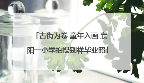 古街为卷 童年入画 襄阳一小学拍摄别样毕业照