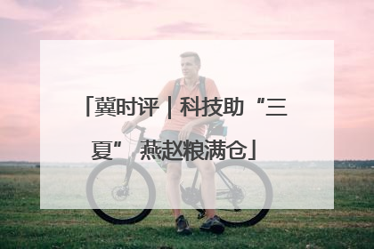 冀时评｜科技助“三夏” 燕赵粮满仓