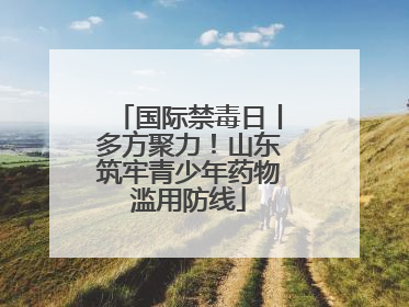 国际禁毒日丨多方聚力！山东筑牢青少年药物滥用防线