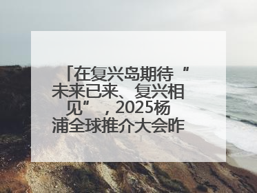 在复兴岛期待“未来已来、复兴相见”，2025杨浦全球推介大会昨晚举行