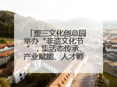 塑三文化创意园举办“非遗文化节”，集活态传承、产业赋能、人才孵化于一体