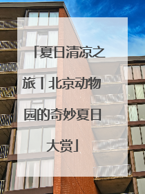 夏日清凉之旅丨北京动物园的奇妙夏日大赏