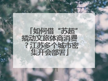 如何借“苏超”撬动文旅体商消费？江苏多个城市密集开会部署