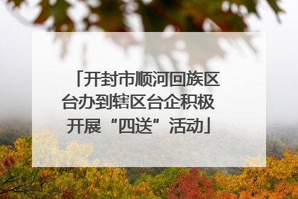 开封市顺河回族区台办到辖区台企积极开展“四送”活动