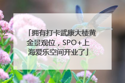 拥有打卡武康大楼黄金景观位，SPO+上海爱乐空间开业了