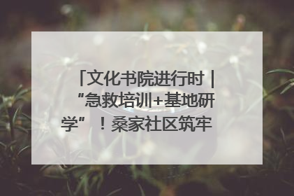 文化书院进行时｜“急救培训+基地研学”！桑家社区筑牢居民健康防线