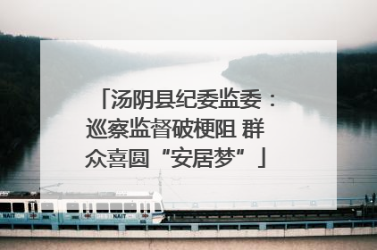 汤阴县纪委监委：巡察监督破梗阻 群众喜圆“安居梦”