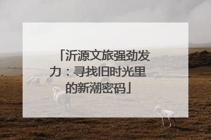 沂源文旅强劲发力：寻找旧时光里的新潮密码