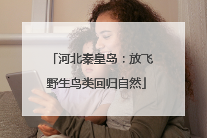 河北秦皇岛：放飞野生鸟类回归自然