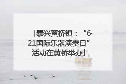泰兴黄桥镇：“6·21国际乐器演奏日”活动在黄桥举办