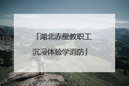 湖北赤壁教职工沉浸体验学消防