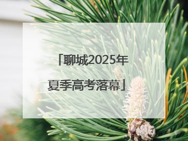 聊城2025年夏季高考落幕