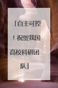 自主可控！祝贺我国高校科研团队