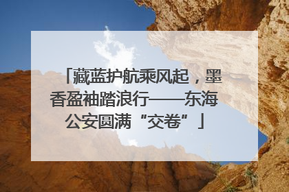 藏蓝护航乘风起，墨香盈袖踏浪行——东海公安圆满“交卷”