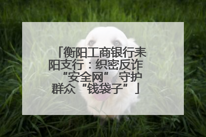 衡阳工商银行耒阳支行：织密反诈“安全网” 守护群众“钱袋子”