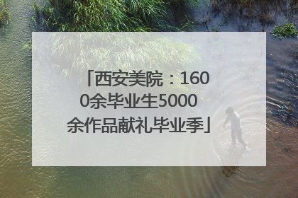 西安美院：1600余毕业生5000余作品献礼毕业季