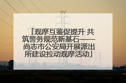 观摩互鉴促提升 共筑警务规范新基石——尚志市公安局开展派出所建设拉动观摩活动