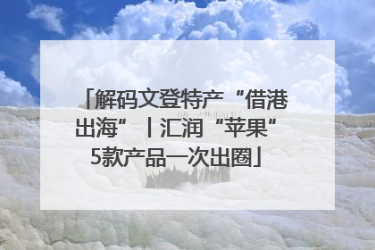 解码文登特产“借港出海”丨汇润“苹果”5款产品一次出圈