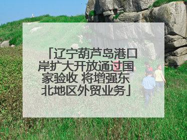 辽宁葫芦岛港口岸扩大开放通过国家验收 将增强东北地区外贸业务