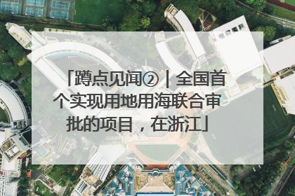 蹲点见闻②｜全国首个实现用地用海联合审批的项目，在浙江