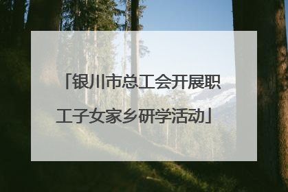 银川市总工会开展职工子女家乡研学活动