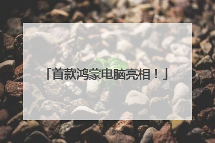 首款鸿蒙电脑亮相！