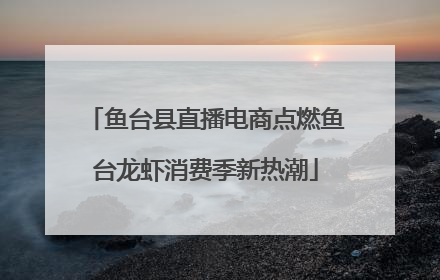 鱼台县直播电商点燃鱼台龙虾消费季新热潮