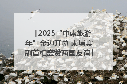 2025“中柬旅游年”金边开幕 柬埔寨副首相盛赞两国友谊