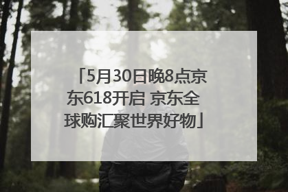 5月30日晚8点京东618开启 京东全球购汇聚世界好物