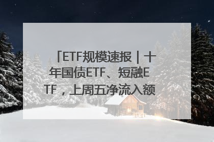 ETF规模速报｜十年国债ETF、短融ETF，上周五净流入额均超20亿元